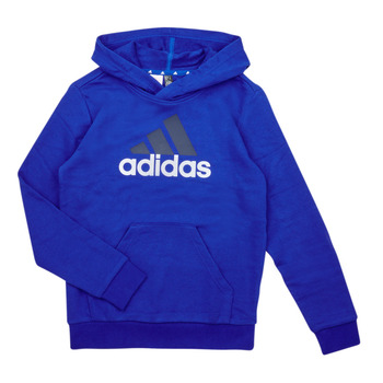 Vêtements Garçon Sweats Adidas Sportswear BL 2 HOODIE Bleu / Blanc
