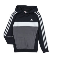 Vêtements Garçon Sweats Adidas Sportswear 3S TIB FL HD Noir / Blanc / Gris