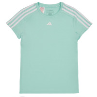 Vêtements Fille T-shirts manches courtes adidas Performance TR-ES 3S T Bleu / Blanc
