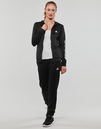 Vêtements Femme Ensembles de survêtement Adidas Sportswear LINEAR TS Noir / Blanc