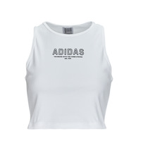 Vêtements Femme T-shirts manches courtes Adidas Sportswear CROP TOP WHITE Blanc
