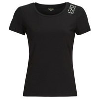 Vêtements Femme T-shirts manches courtes Emporio Armani EA7 8NTT50-TJDZZ-0200 Noir