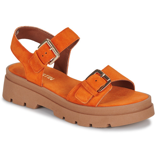 Chaussures Femme Sandales et Nu-pieds JB Martin DELIA Croûte orange