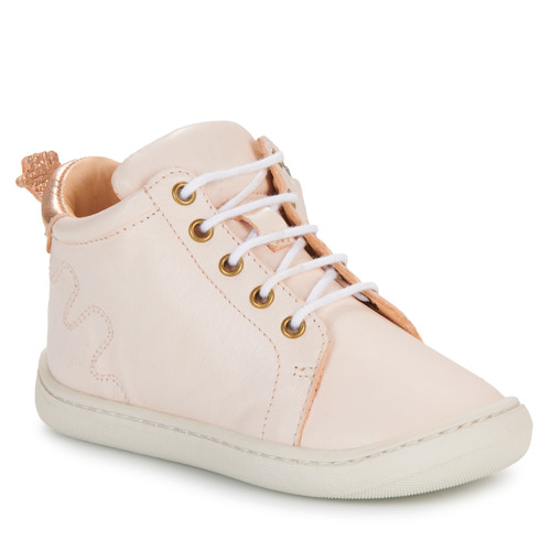 Chaussures Fille Baskets montantes Easy Peasy MY DEBOO LACET Rose