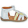 Chaussures Fille Sandales et Nu-pieds GBB FLORE Blanc