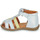 Chaussures Fille Sandales et Nu-pieds GBB FLORE Blanc