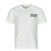 Vêtements Homme T-shirts manches courtes Gant ARCH SCRIPT SS T-SHIRT Blanc