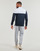 Vêtements Homme Vestes de survêtement Le Coq Sportif TRI FZ SWEAT N°2 M Marine / Blanc