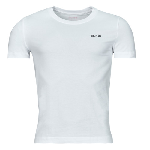 Vêtements Homme T-shirts manches courtes Esprit SUS F AW CN SS Blanc