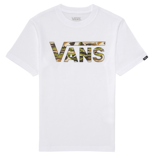 Vêtements Garçon T-shirts manches courtes Vans VANS CLASSIC LOGO FILL Blanc