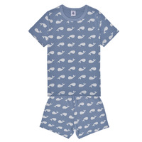 Vêtements Garçon Pyjamas / Chemises de nuit Petit Bateau MAELIG Bleu