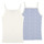 Vêtements Fille Débardeurs / T-shirts sans manche Petit Bateau A0A4D X2 Bleu / Blanc