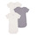 Vêtements Enfant Pyjamas / Chemises de nuit Petit Bateau A09YL X3 Blanc / Marine