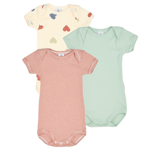 Vêtements Enfant Pyjamas / Chemises de nuit Petit Bateau A09YF6 X3 Blanc / Rouge / Vert