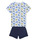 Vêtements Enfant Pyjamas / Chemises de nuit Petit Bateau A0ABD X2 Bleu / Jaune