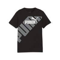 Vêtements Garçon T-shirts manches courtes Puma PUMA POWER GRAPHIC TEE B Noir