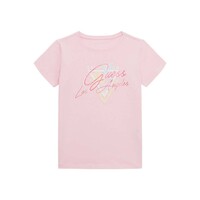 Vêtements Fille T-shirts manches courtes Guess SS SHIRT Rose