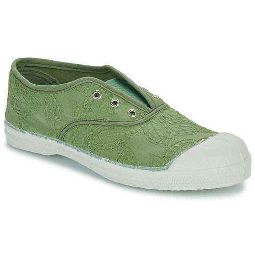 Chaussures Fille Baskets basses Bensimon TENNIS ELLY BRODERIE ANGLAISE Vert