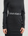 Vêtements Femme Robes courtes Calvin Klein Jeans LOGO ELASTIC MILANO LS DRESS Noir