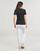 Vêtements Femme T-shirts manches courtes Calvin Klein Jeans MONOLOGO SLIM TEE Noir