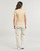 Vêtements Femme T-shirts manches courtes Calvin Klein Jeans WOVEN LABEL RIB REGULAR TEE Beige