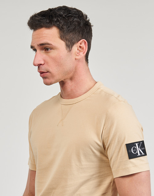 Calvin Klein Jeans BADGE REGULAR TEE Beige