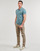 Vêtements Homme Polos manches courtes Calvin Klein Jeans CK EMBRO BADGE SLIM POLO Bleu