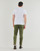 Vêtements Homme Polos manches courtes Calvin Klein Jeans CK EMBRO BADGE SLIM POLO Blanc