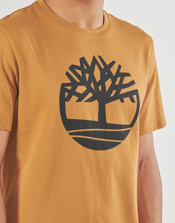 Timberland Tree Logo Short Sleeve Tee Jaune