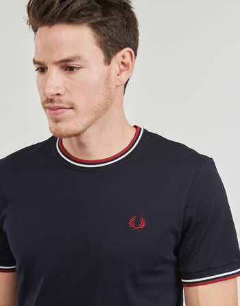Fred Perry TWIN TIPPED T-SHIRT Marine