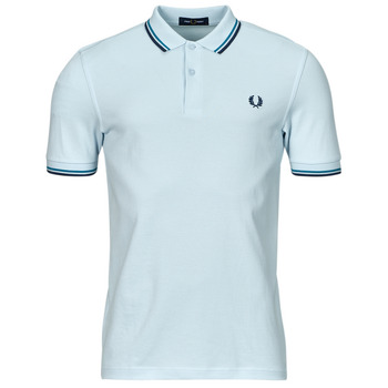 Vêtements Homme Polos manches courtes Fred Perry TWIN TIPPED FRED PERRY SHIRT Bleu / Marine