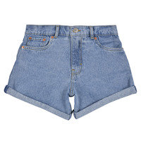 Vêtements Fille Shorts / Bermudas Levi's MINI MOM SHORT W/ ROLL CUF Denim