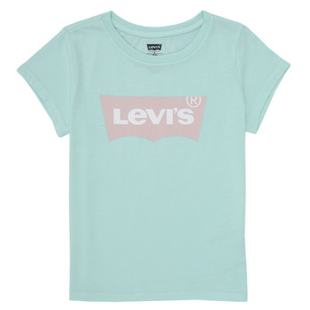 Levi's BATWING TEE Bleu Pastel / Rose pastel