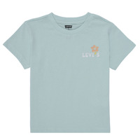 Vêtements Fille T-shirts manches courtes Levi's OCEAN BEACH SS TEE Bleu Pastel / Orange Pastel