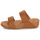 Chaussures Femme Sandales et Nu-pieds FitFlop Lulu Adjustable Leather Slides Marron / Camel