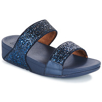 Chaussures Femme Sandales et Nu-pieds FitFlop Lulu Glitter Slides Bleu