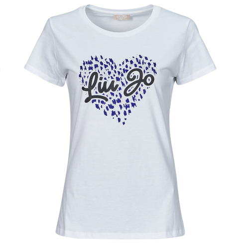 Vêtements Femme T-shirts manches courtes Liu Jo WA4108 Blanc