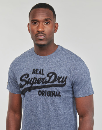 Superdry EMBROIDERED VL T SHIRT Gris
