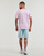 Vêtements Homme T-shirts manches courtes Puma ESS+ 2 COL SMALL LOGO TEE Violet