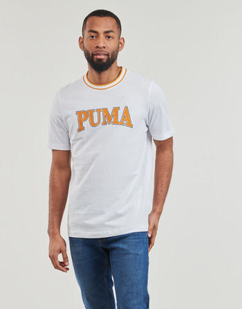 Puma PUMA SQUAD BIG GRAPHIC TEE Blanc
