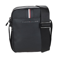 Sacs Homme Pochettes / Sacoches Tommy Hilfiger TH CORPORATE MINI REPORTER Noir