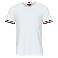 Vêtements Homme T-shirts manches courtes Tommy Hilfiger MONOTYPE BOLD GSTIPPING TEE Blanc