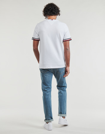 Tommy Hilfiger MONOTYPE BOLD GSTIPPING TEE Blanc