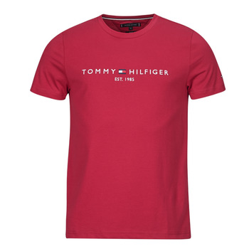 Vêtements Homme T-shirts manches courtes Tommy Hilfiger TOMMY LOGO TEE Bordeaux