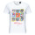 Vêtements Femme T-shirts manches courtes Desigual TS_ROLLINGS Blanc / Multicolore