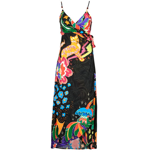 Vêtements Femme Robes longues Desigual SWIM_SELVA Noir / Multicolore
