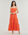 Vêtements Femme Robes longues Desigual VEST_MALVER Orange