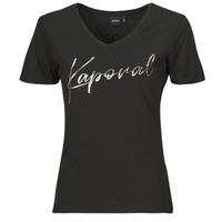 Vêtements Femme T-shirts manches courtes Kaporal FRAN Noir