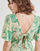 Vêtements Femme Robes longues Les Petites Bombes ISALYS Vert / Beige