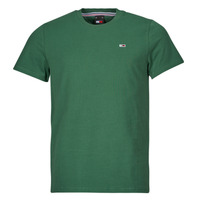 Vêtements Homme T-shirts manches courtes Tommy Jeans TJM SLIM JERSEY C NECK EXT Vert